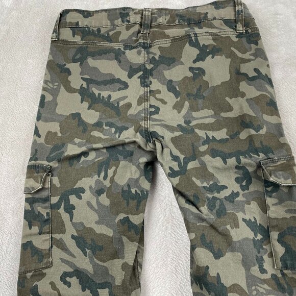 Ashley Mason Womans Camo Cargo Pants 7/28 Cotton & Spandex Blend Machine Washabl - Picture 15 of 16